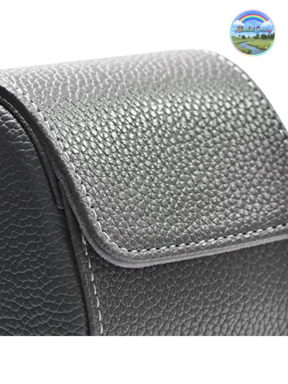 Leather Single Watch Case Travel Organizer for Men Women Jewelry Roll Case